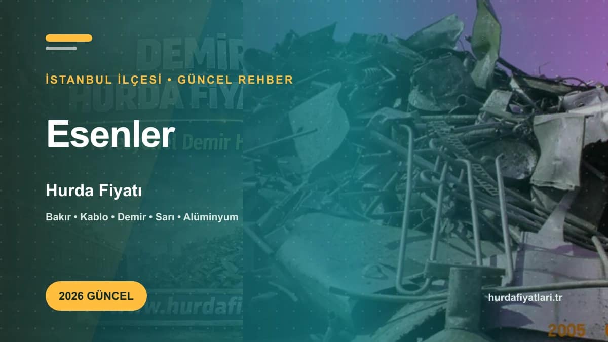 Esenler Hurda Fiyatı 2026 | Güncel Kg Fiyat Listesi 21 esenler-hurda-fiyati